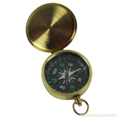 Brass Travel Pocket Navigation Compass Navigational Camping/Hiking/Survival Gear